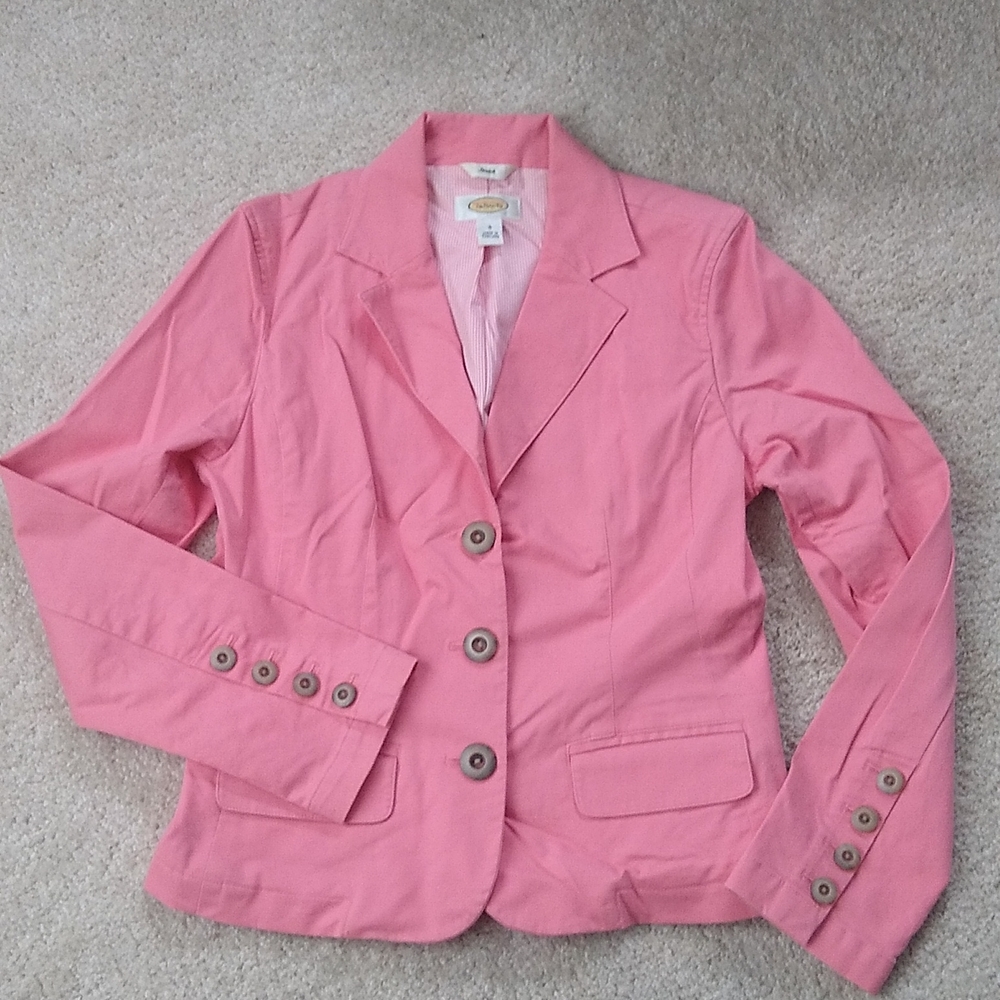Pink Talbots blazer